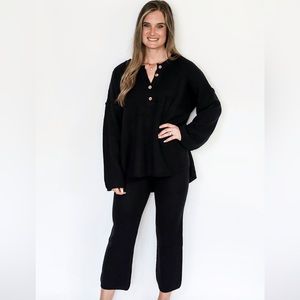 Selina Lounge Set in *Black* (other colors available)